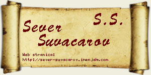 Sever Suvačarov vizit kartica